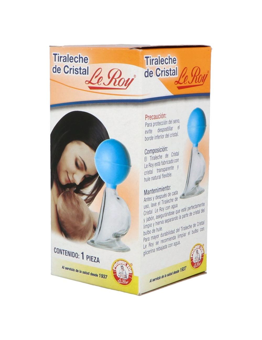 Tira Leche Cristal Le Roy Caja Con 1 Pieza Tira Leche Cristal Le Roy Caja Con 1 Pieza