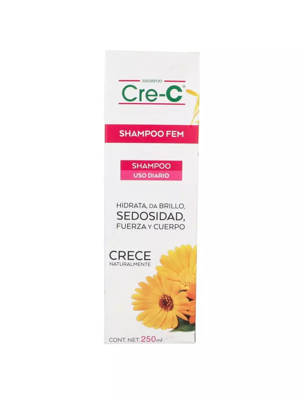 Cre-C Fem Anti-Caída Frasco Con 250 Ml – De Origen Natural -