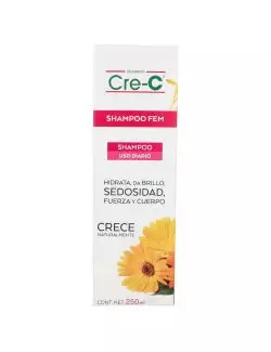 Cre-C Fem Anti-Caída Frasco Con 250 Ml – De Origen Natural -