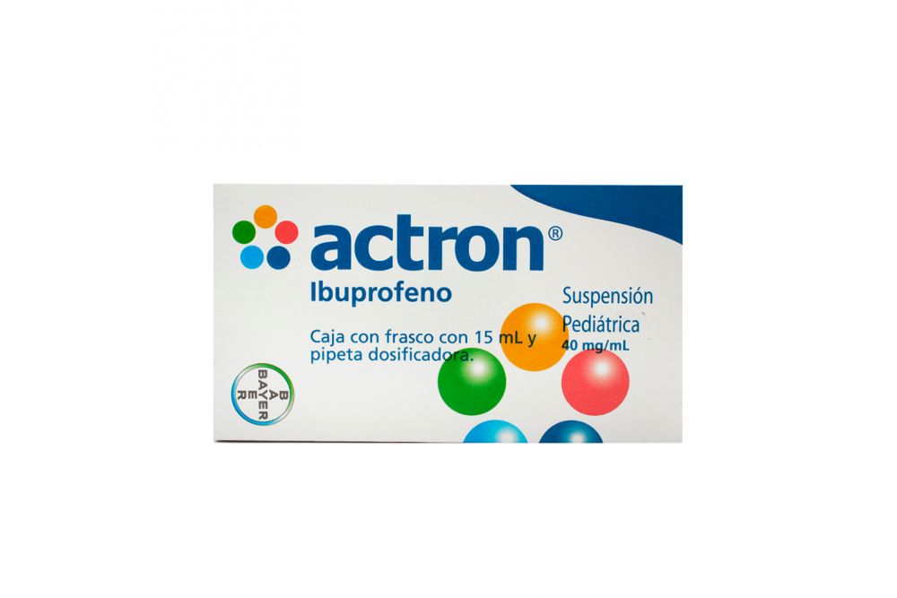 Actron 40 mg Suspensión Pediátrica Caja Con Frasco Con 15 mL