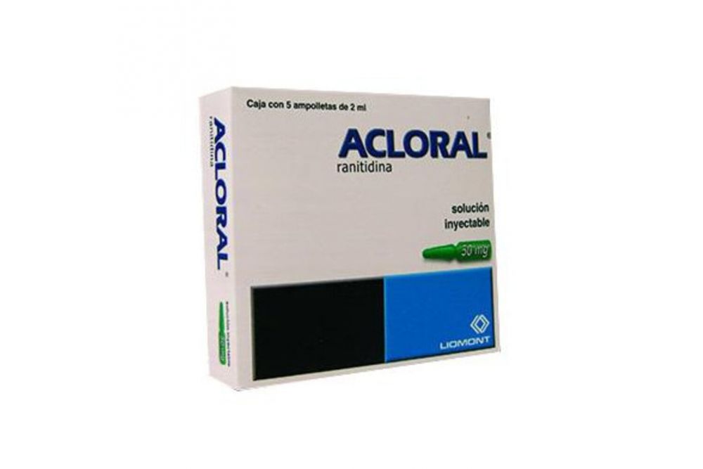 Acloral 50 mg Solución Inyectable Caja Con 5 Ampolletas