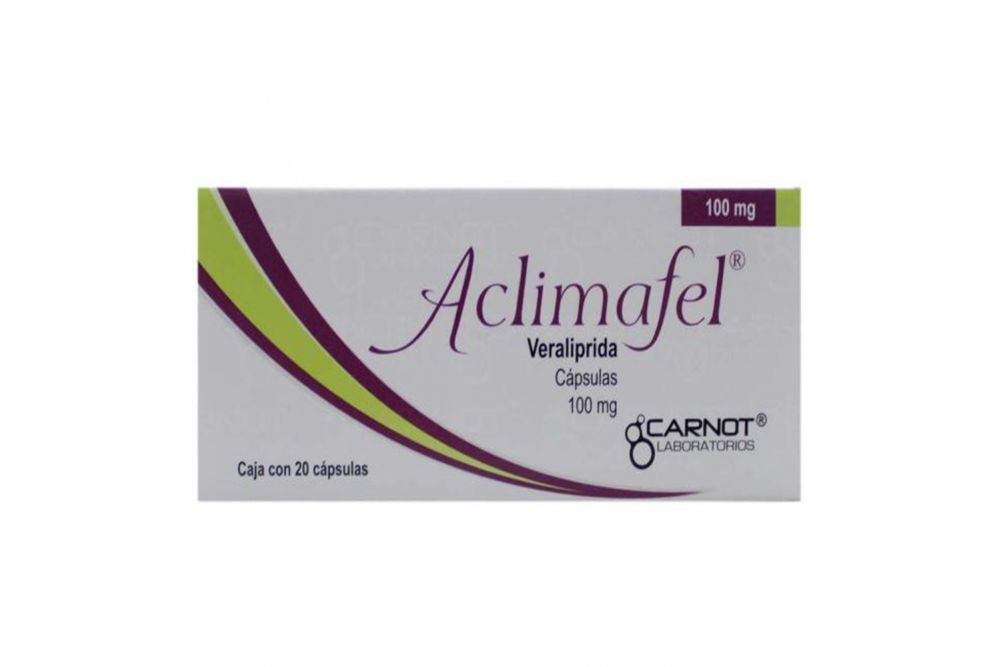 Aclimafel 100 mg Caja Con 20 Cápsulas