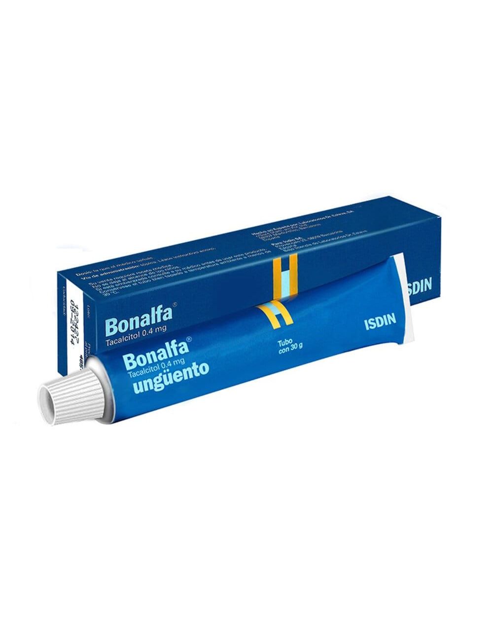Tacalcitol Bonalfa de 0.4 mg Ungüento en Tubo de 30 g