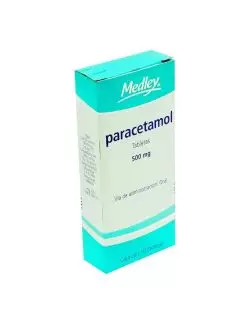 Paracetamol Tabletas 500 mg Caja Con 10 Tabletas