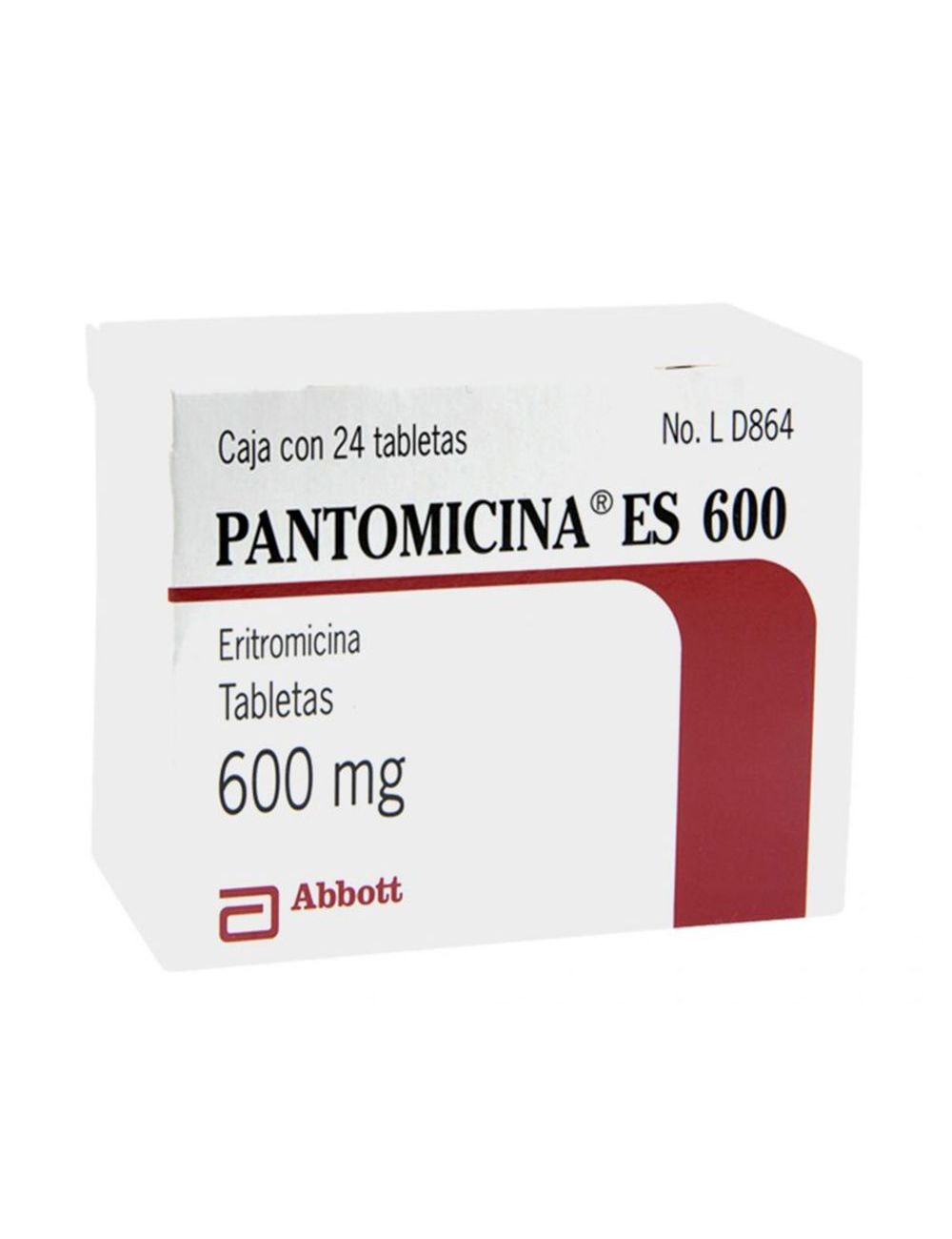 Pantomicina ES 600 mg Caja Con 24 Tabletas - RX2 Pantomicina ES 600 mg Caja Con 24 Tabletas - RX2