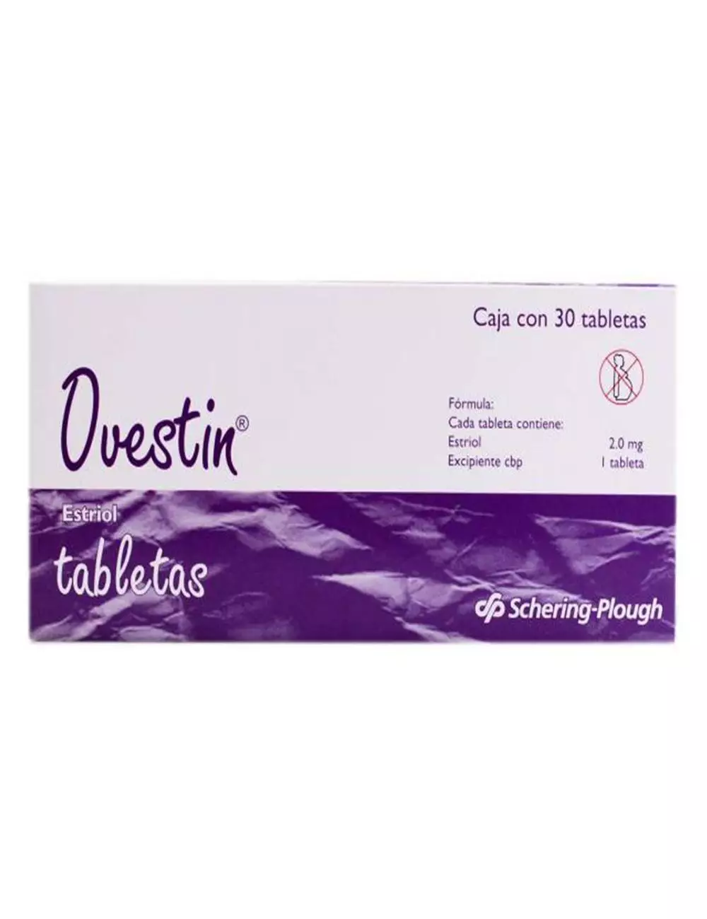 Ovestin 2 mg Caja Con 30 Tabletas