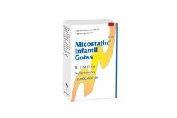 Micostatin Infantil Gotas 10,000,000 U Caja Con Frasco Con 60 mL