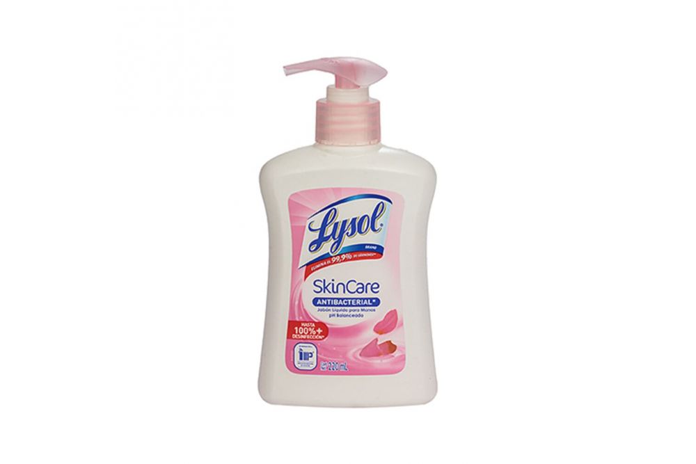 Lysol Skincare Jabón Líquido Antibacterial Botella Con 220mL