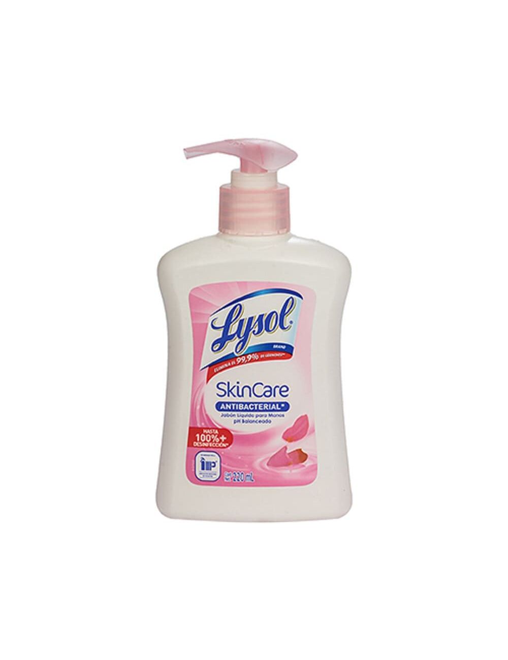 Lysol Skincare Jabón Líquido Antibacterial Botella Con 220mL