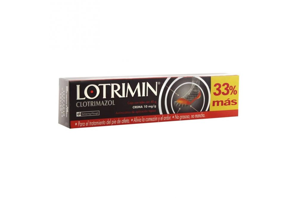 Lotrimin 10 mg/ g Caja Con Tubo Con 40 g