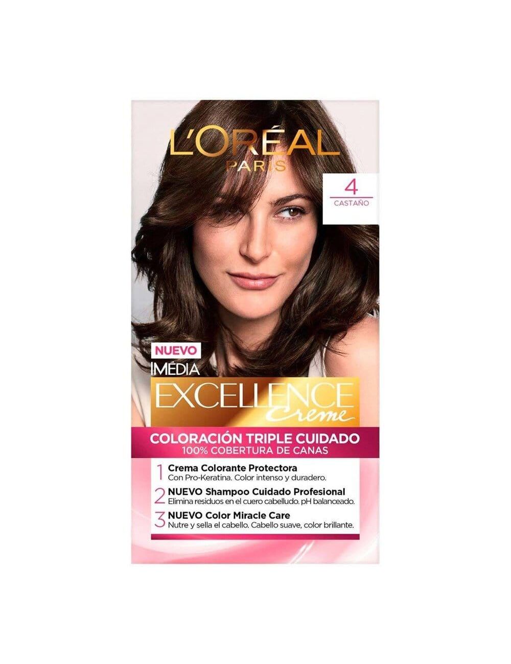 LORÉAL IMÉDIA CAJA COLOR CASTAÑO - TINTE