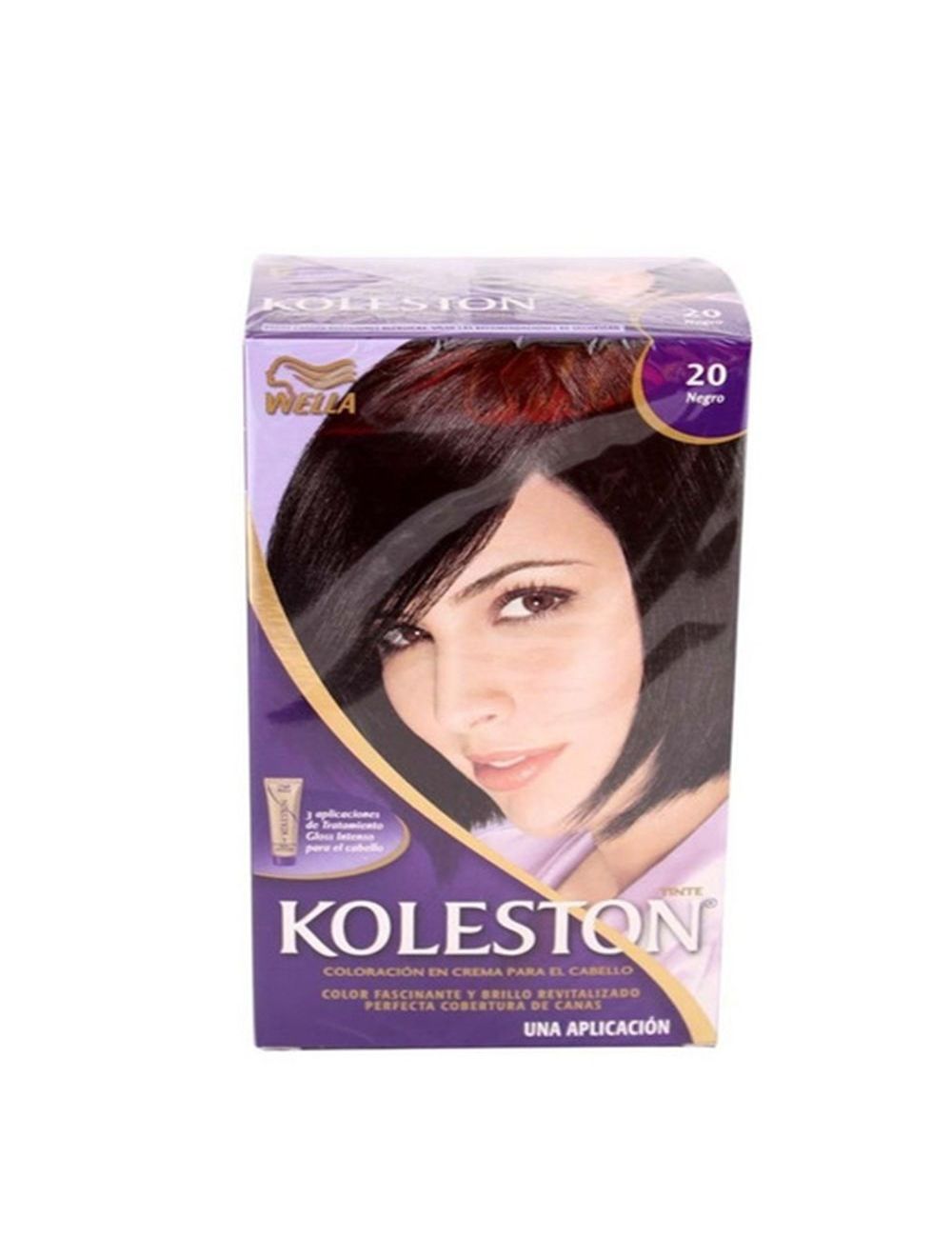 Koleston Tinte para Cabello en Crema No 20, Negro