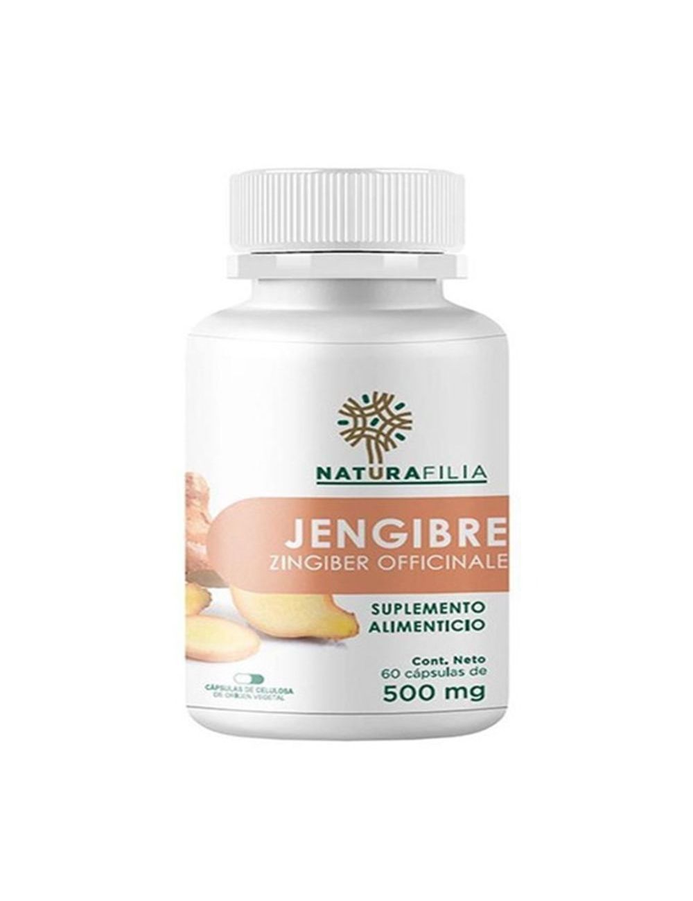 Jengibre Bote Con 60 Cápsulas De 500 mg Jengibre Bote Con 60 Cápsulas De 500 mg