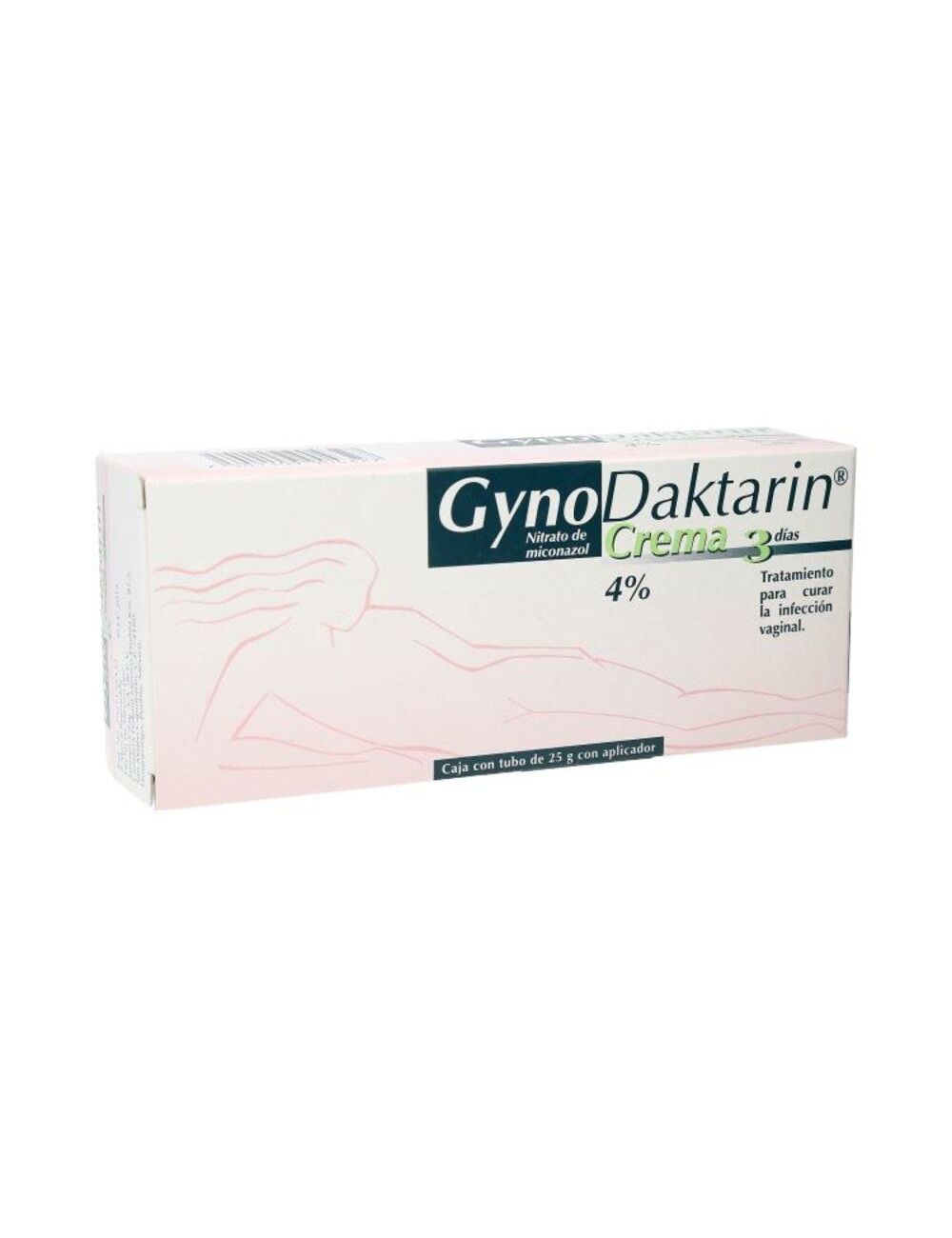 Gynodaktarin Crema 3 Días Caja Con Tubo Con 25g y Aplicador
