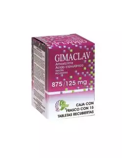 Gimaclav 875 / 125 mg Caja Con 15 Tabletas -RX2