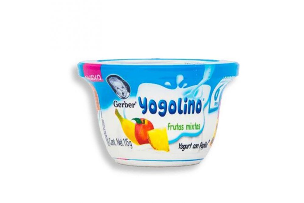 Gerber Yogolino Frutas Mixtas 2Da Etapa Plástico Con 115 g