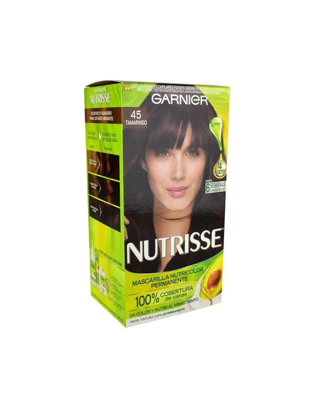 Garnier Nutrisse Tinte En Crema Caja Con 1 Aplicación Color Tamarindo 45 Garnier Nutrisse Tinte En Crema Caja Con 1 Aplicación Color Tamarindo 45