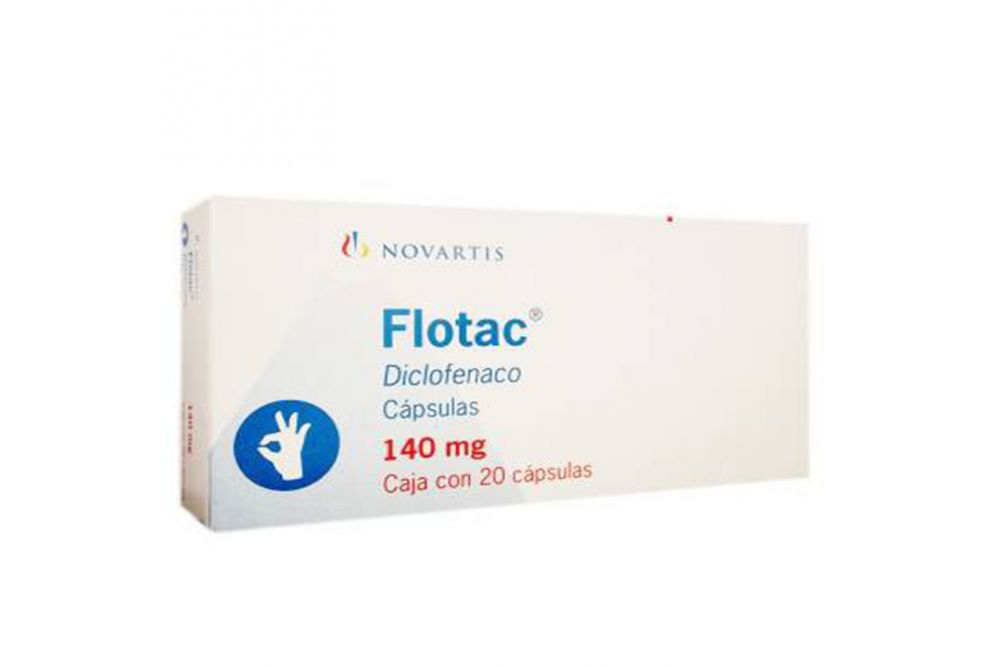 Flotac 140 mg Caja Con 20 Cápsulas