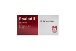 Enaladil 20 mg 3 Cajas Con 30 Comprimidos Tripack