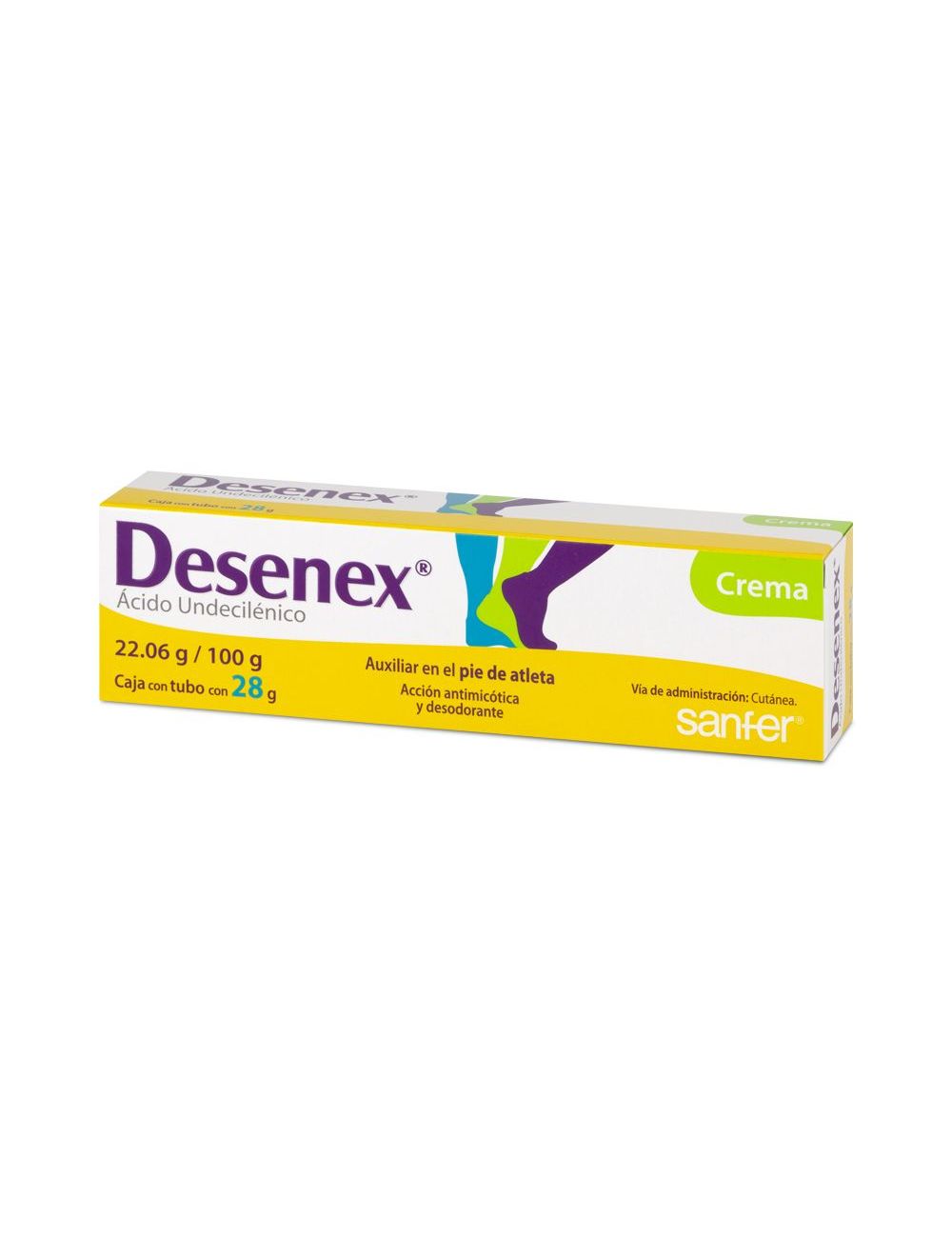 Desenex Crema Caja Con Tubo Con 28g