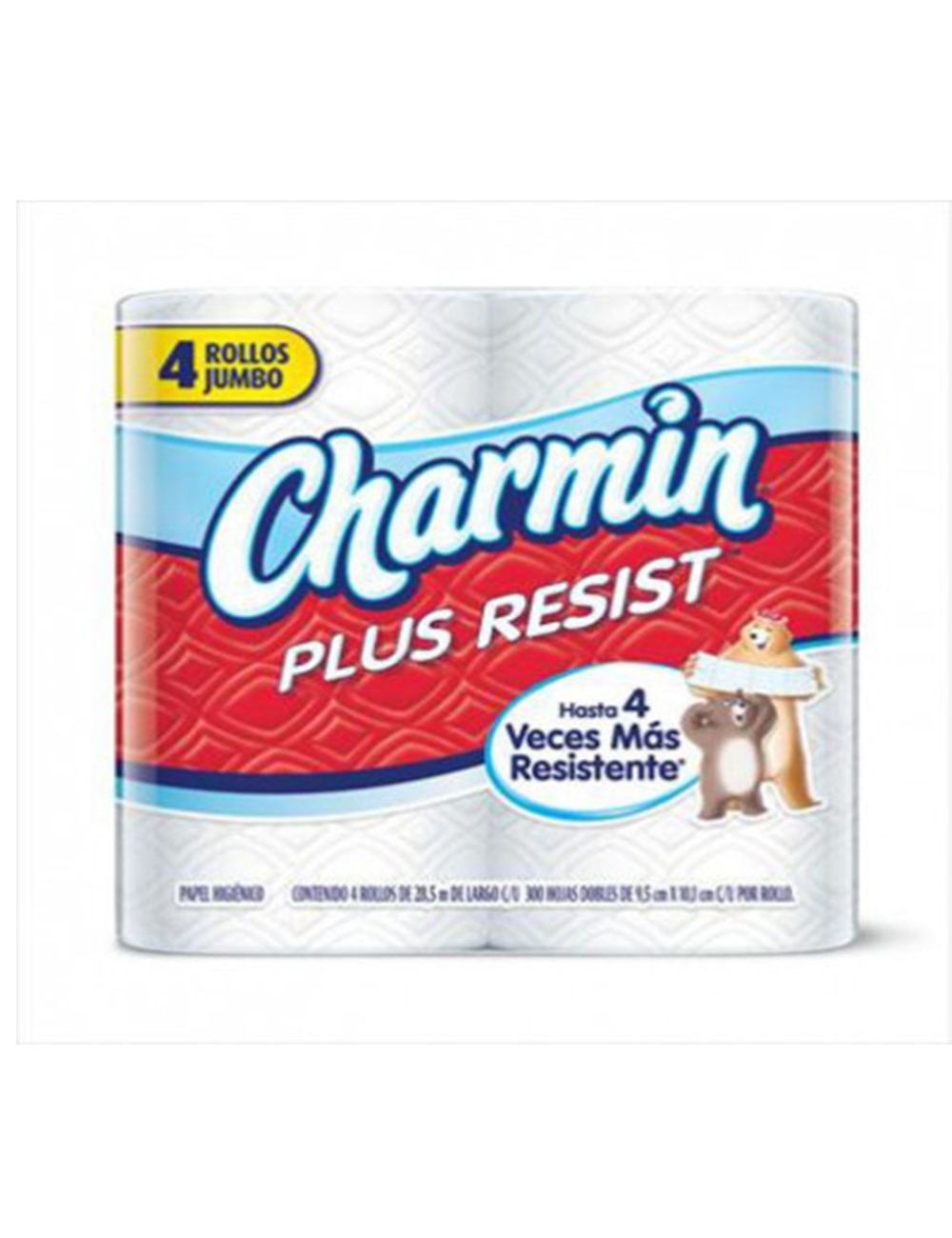 Charmin Plus Resist Paquete Con 4 Rollos