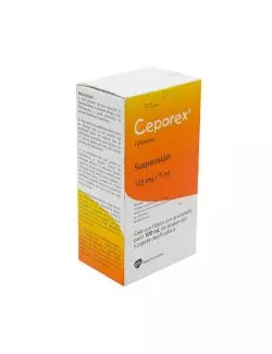 Ceporex Suspensión 125mg/5mL Caja Con Frasco Con 100mL -RX2