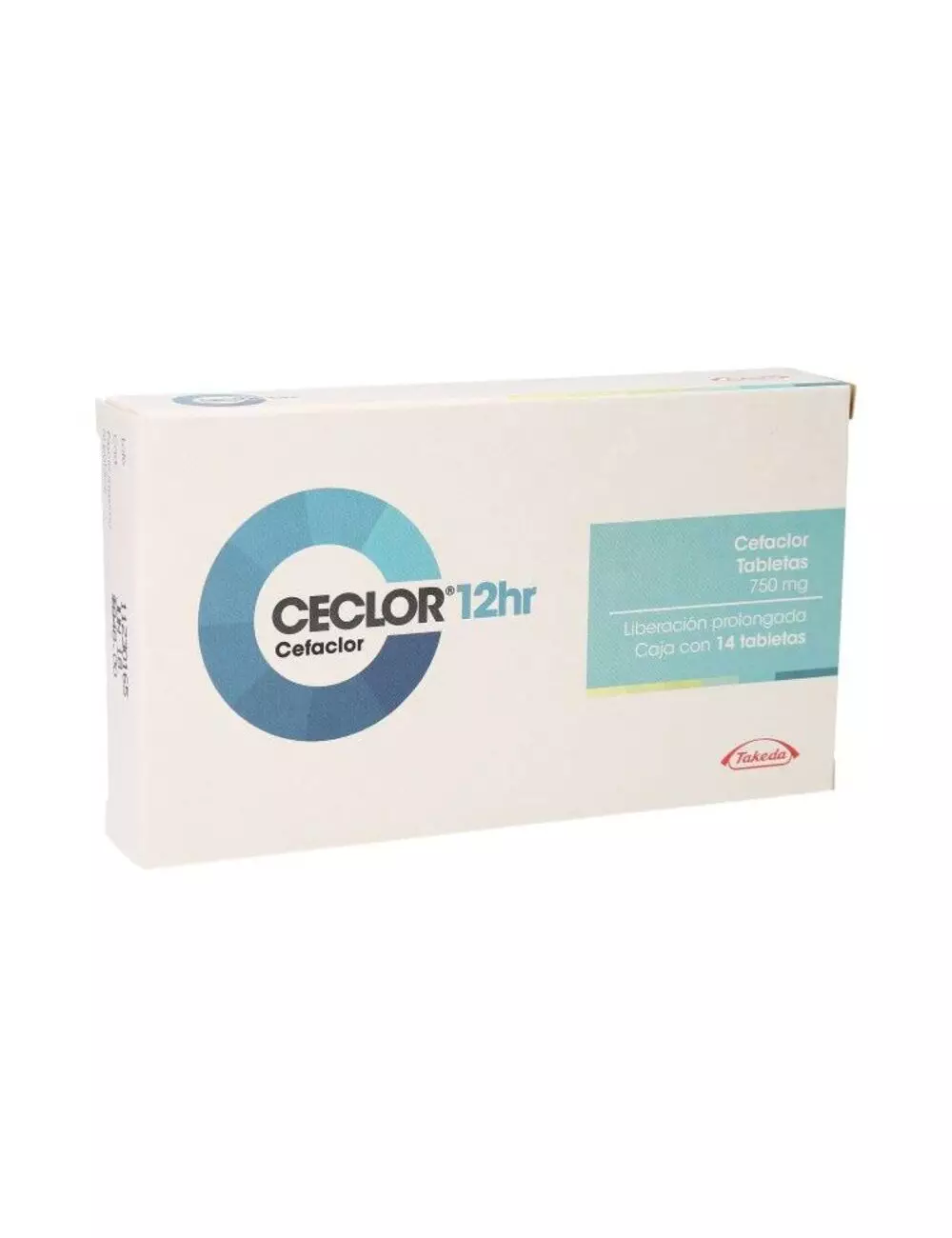 Ceclor 12Hr 750mg Caja Con 14 Tabletas RX2