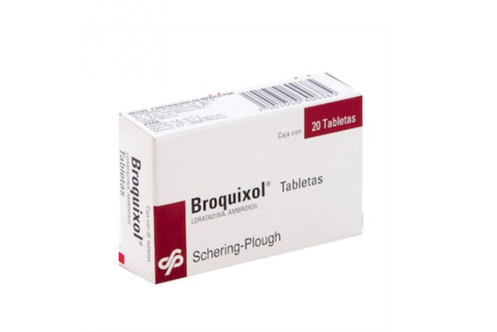 Bronquixol 5mg/30mg Caja Con 20 Tabletas - Mucolítico