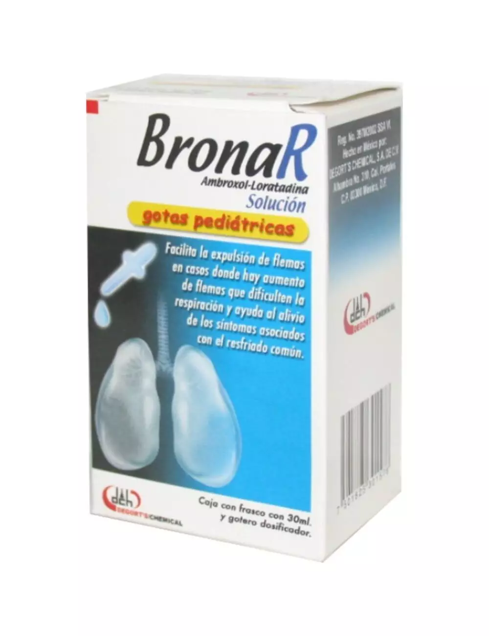 Bronar Pedíatrico Caja Con Frasco Con 30 mL