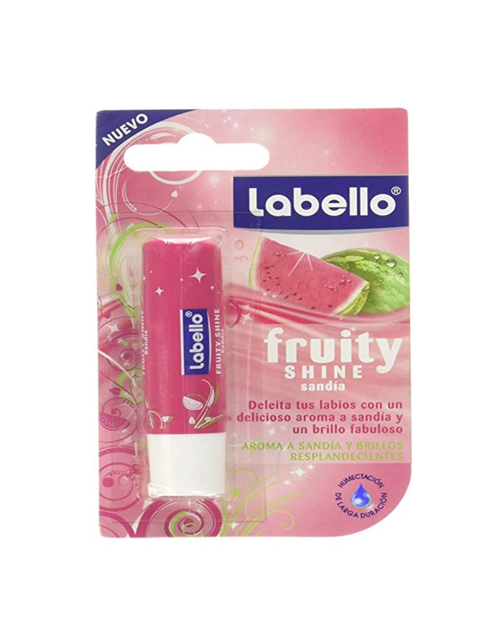 BRILLO LABELLO FRUITY SHINE SANDÍA BARRA CON 4,8 G