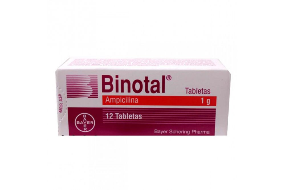 Binotal 1 g Caja Con 12 Tabletas -RX2