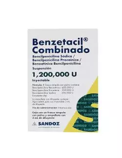 Benzetacil Comp 1200000 U Frasco ampolleta 3 mL RX2