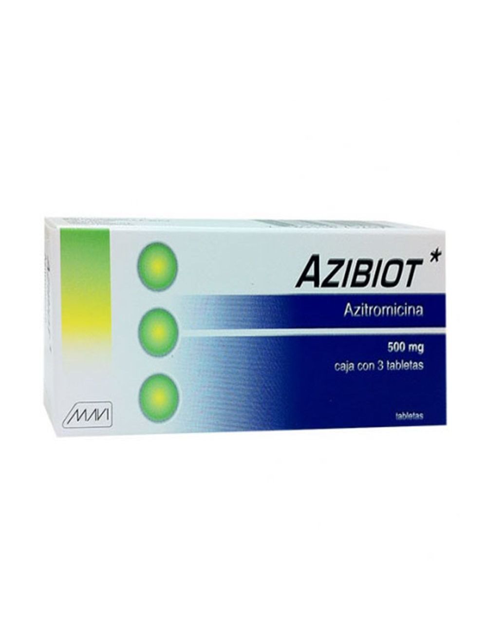 Azibiot 500 mg Caja Con 3 Tabletas - RX2 Azibiot 500 mg Caja Con 3 Tabletas - RX2