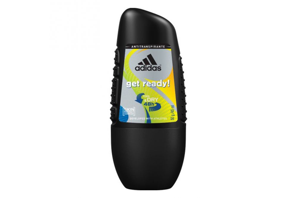 Antitranspirante Adidas Get Ready Para Hombre Roll-On Con 45 mL