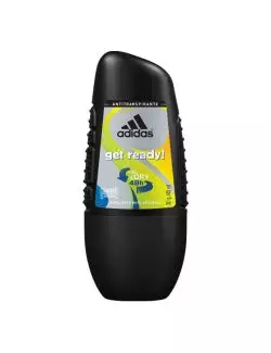 Antitranspirante Adidas Get Ready Para Hombre Roll-On Con 45 mL