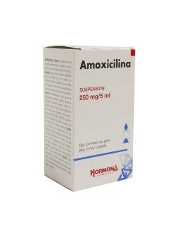 Amoxilina 250 mg Caja Con Frasco Polvo Con 75 mL - RX2