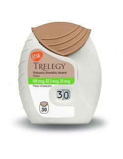 TRELEGY 100 mcg/62.5 mcg/25 mcg (Fluticasona/Umeclidinio/Vilanterol) - 30 Dosis | GSK