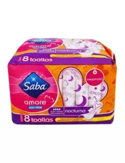 Toallas Sanitarias Saba Amore Nocsup-Abc