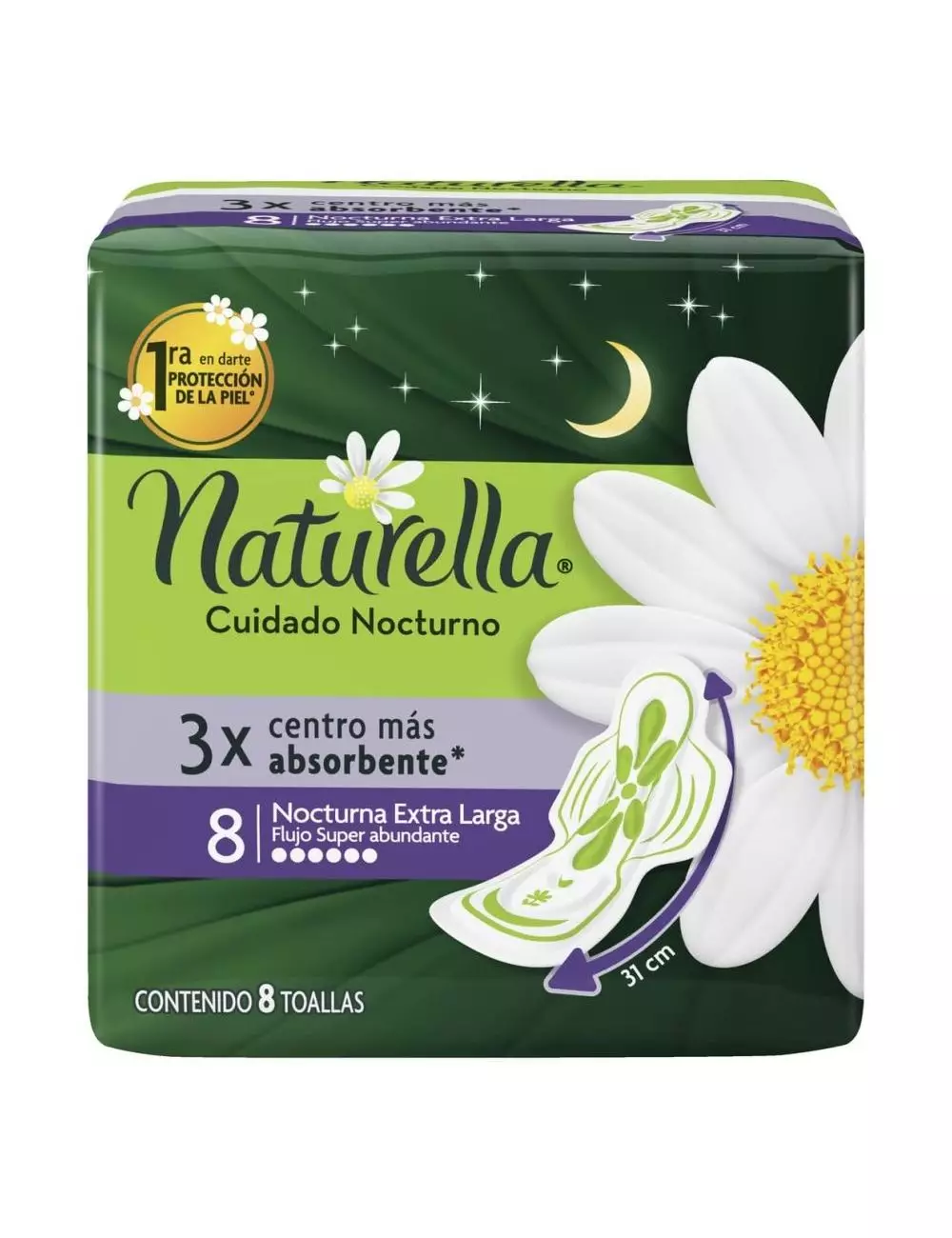 Toallas Sanitarias Natur Nocturno C A 8