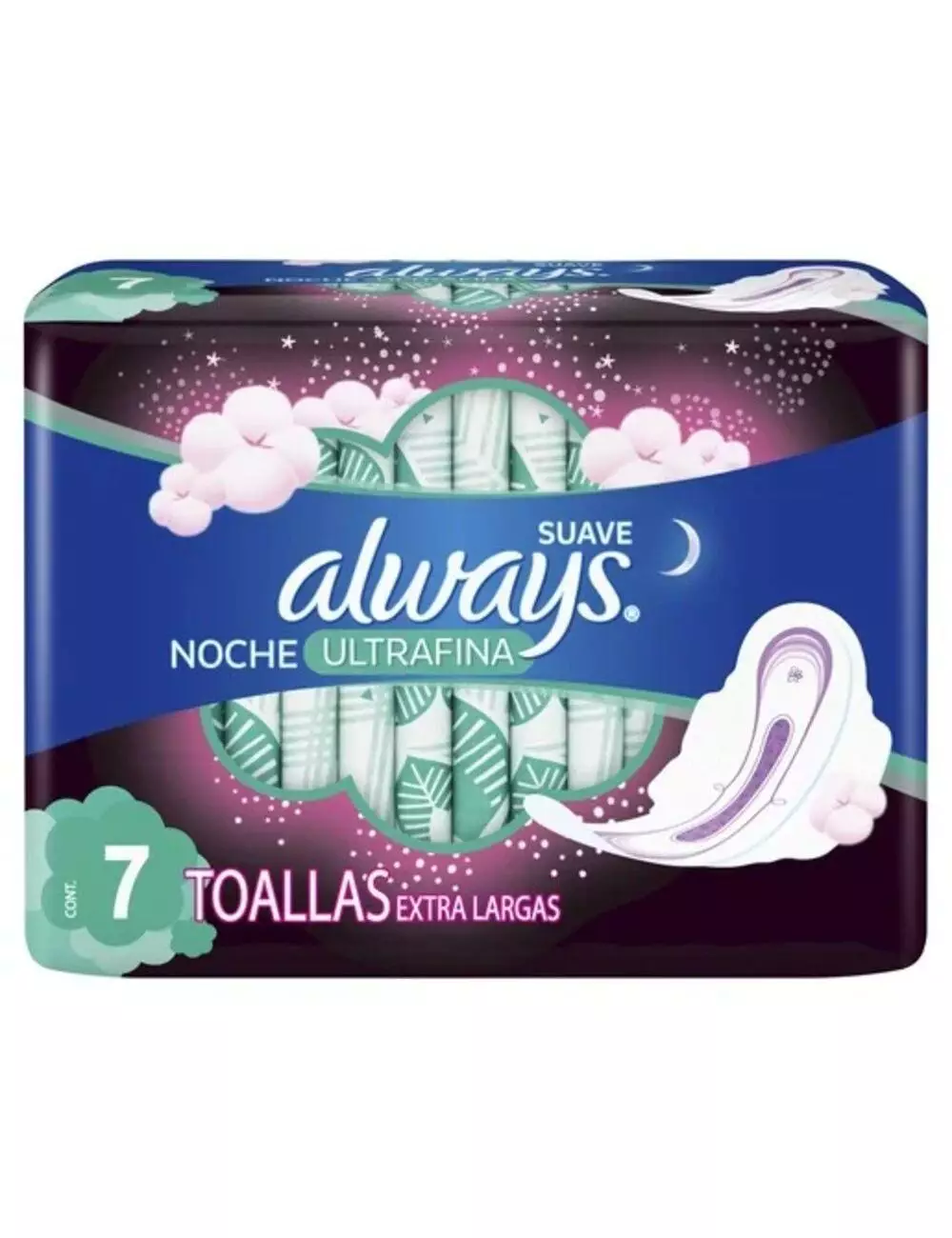 Toallas Sanitarias Alw U-Fina Noc-Alas