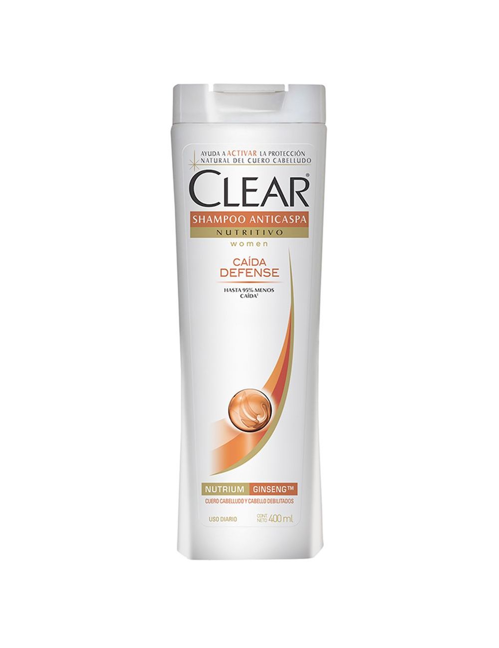 Shampoo Clear Femenino Control Caída Botella Con 400 mL Shampoo Clear Femenino Control Caída Botella Con 400 mL
