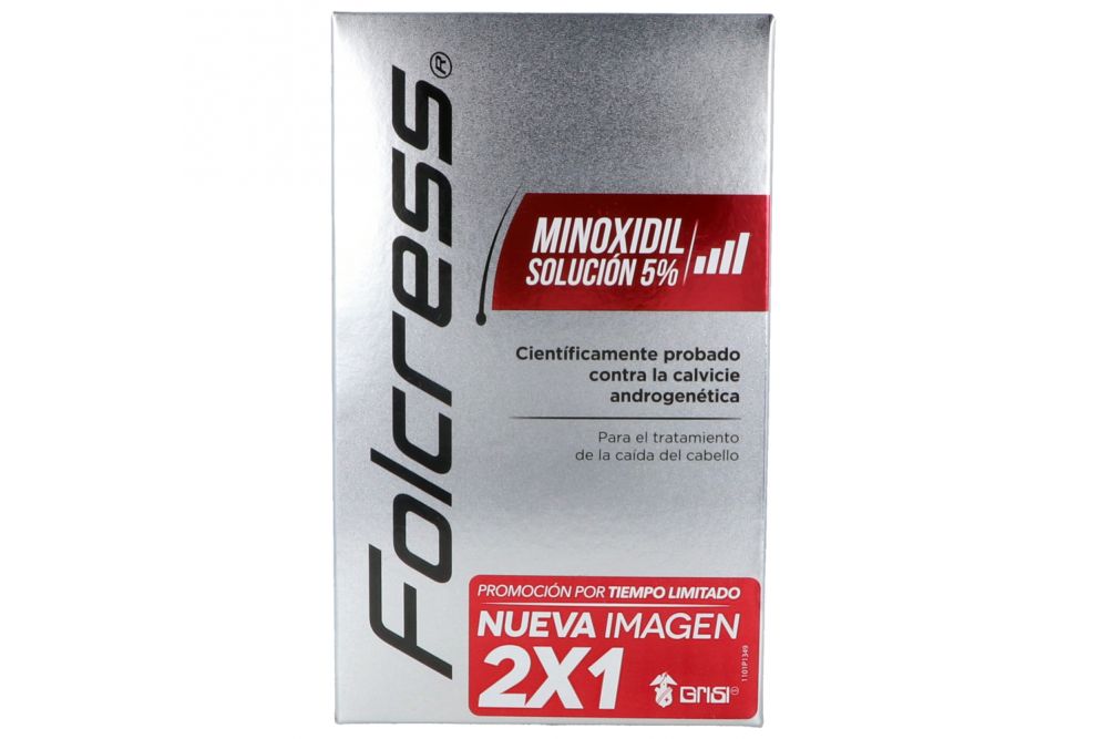 Folcress 5% Solución Botellas Con 60 mL - 2X1