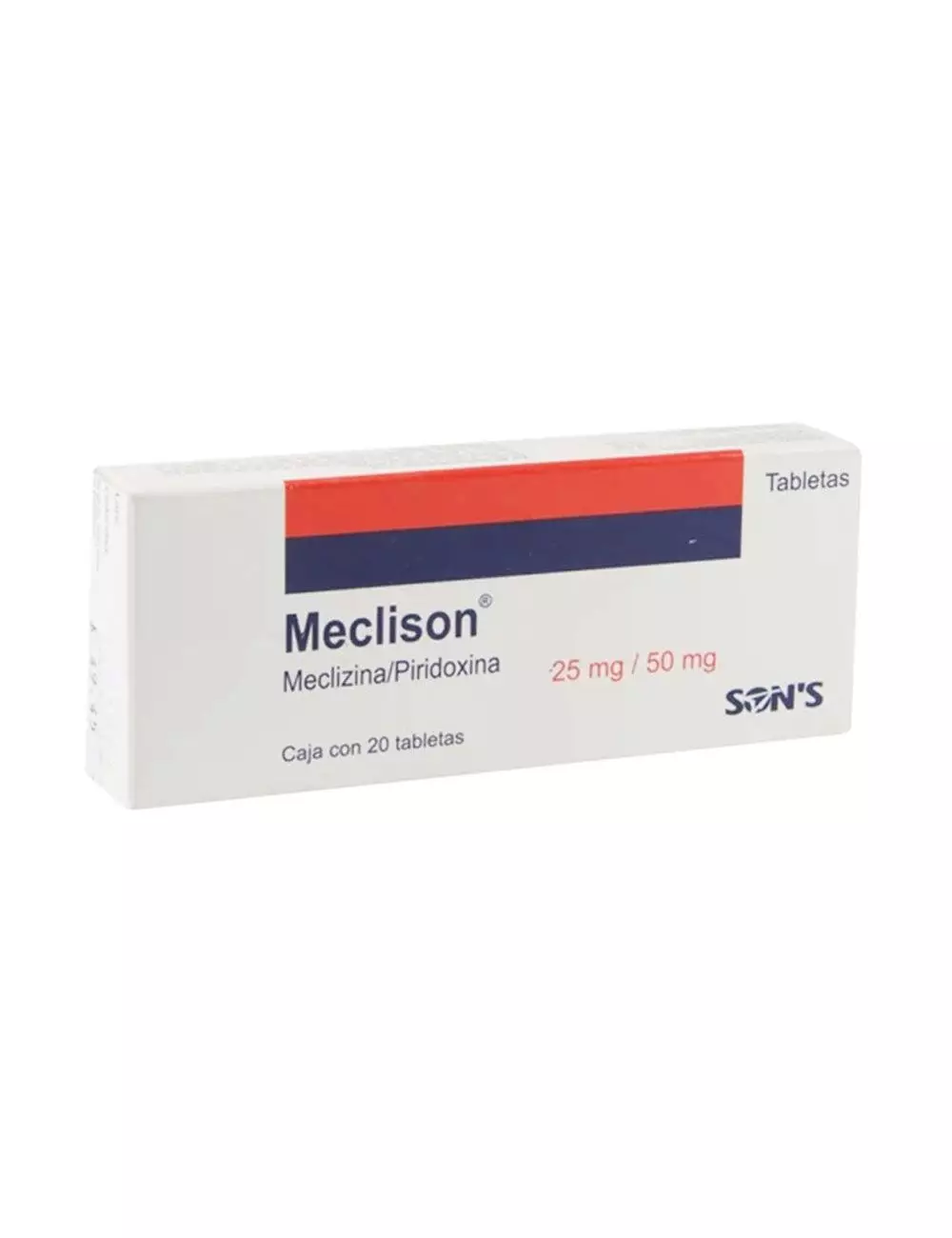 MECLISON 25/50MG C/20 TAB