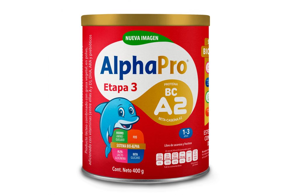 ALPHA-PRO 3 ENVASE 400 GR C/1 PZA