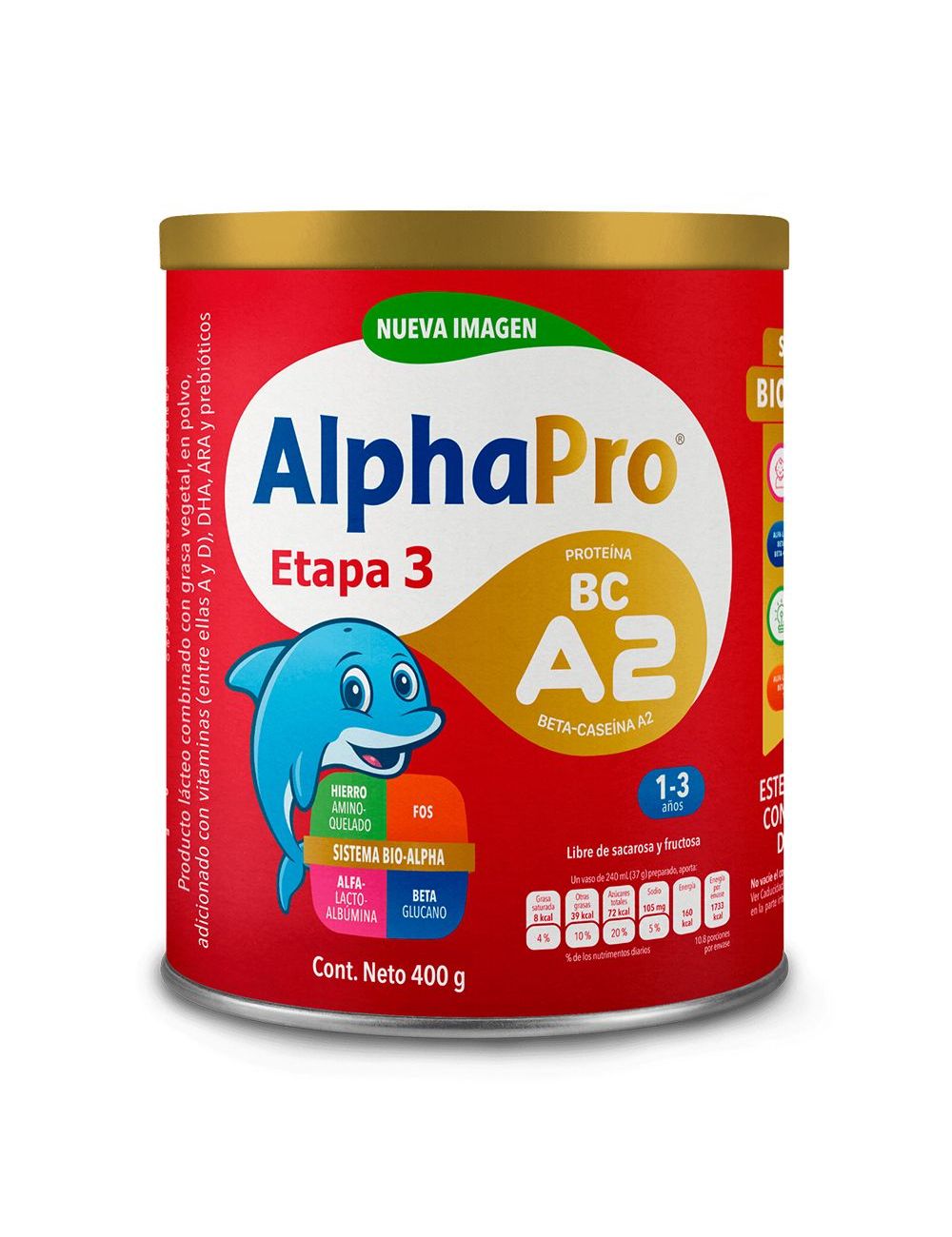 ALPHA-PRO 3 ENVASE 400 GR C/1 PZA