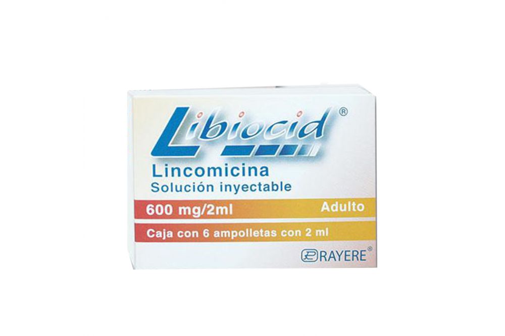 Libiocid Sol Iny 600mg. Amp6X2M