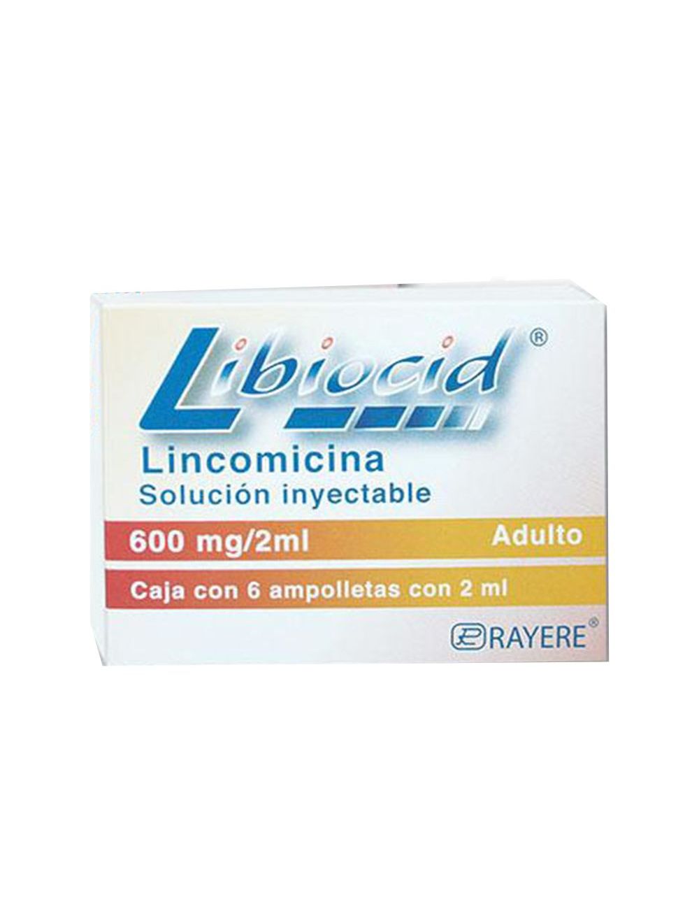 Libiocid Sol Iny 600mg. Amp6X2M