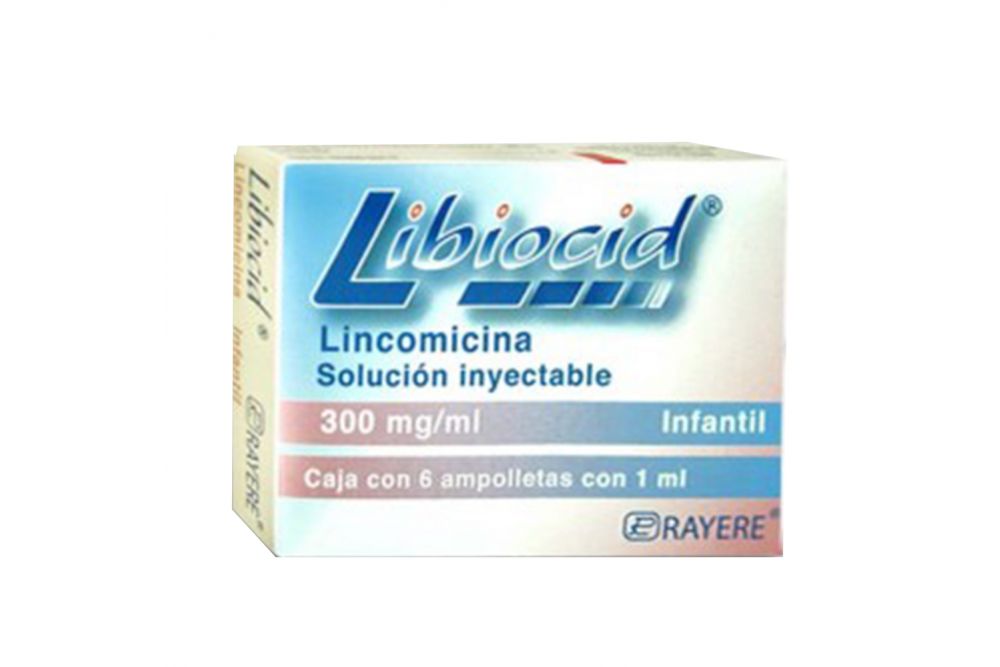 Libiocid Sol Iny 300mg. Amp6X1M