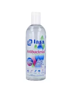 Lasa Gel Antibacterial Para Manos Botella Con 400 mL