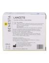 LANCETAS ESTERILES C/100 PZAS